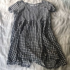 American Apparel Checkered flowy dress s
